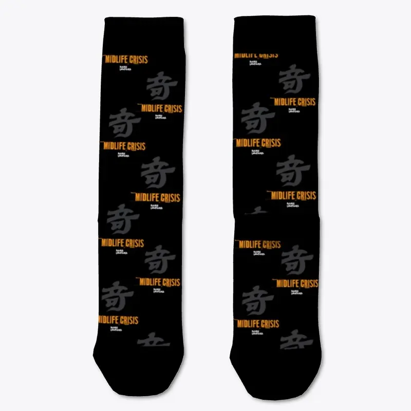 "Unique" Kanji tattoo socks